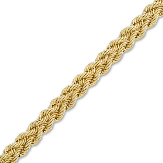 Image result for Double Row Braided Rope Chain Bracelet in 10K Gold - 7.25"