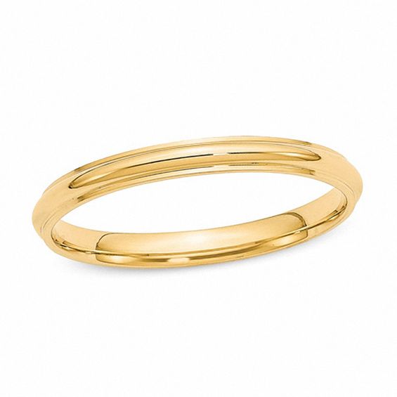 Ladies' 2.5mm Wedding Band in 14K Gold Wedding Bands Wedding Zales