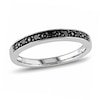 Thumbnail Image 0 of 1/10 CT. T.W. Black Diamond Band in Sterling Silver