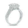 Thumbnail Image 1 of 1-1/5 CT. T.W. Diamond Double Frame Engagement Ring in 14K White Gold