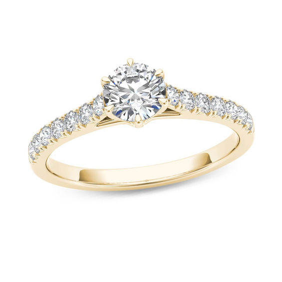 3/4 CT. T.W. Diamond Engagement Ring in 14K Gold Engagement Rings