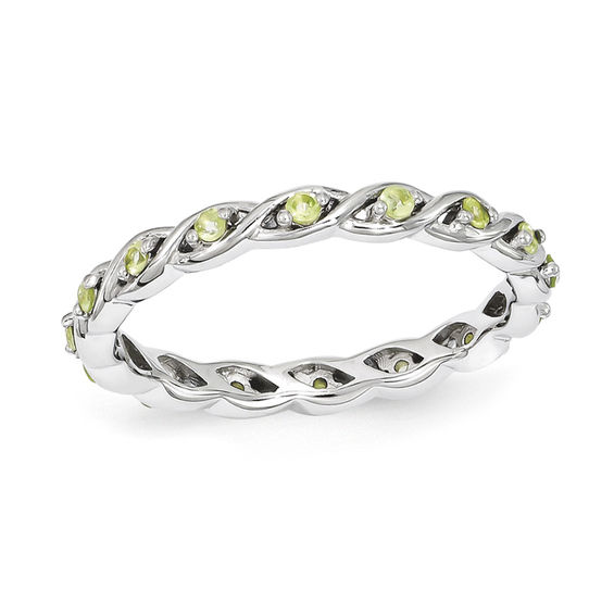 Sterling Silver Eternity Ring Solid Polished Rhodium 2.25 mm 2.25 mm Stackable Expressions Peridot Ring Sterling Silver Eternity Ring Solid Polished Rhodium 2.25 mm 2.25 mm Stackable Expressions Peridot Ring