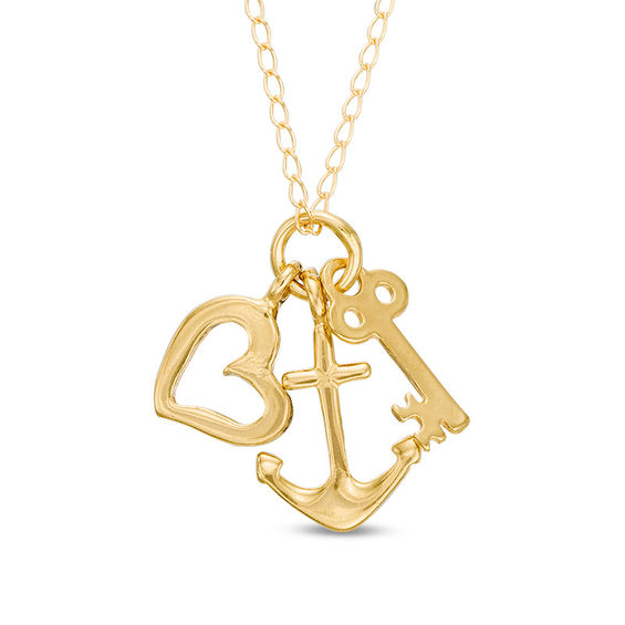 Tioneer Stainless Steel Infinity Nautical Anchor Floating Heart Tag Charm Pendant Necklace Tioneer Stainless Steel Infinity Nautical Anchor Floating Heart Tag Charm Pendant Necklace