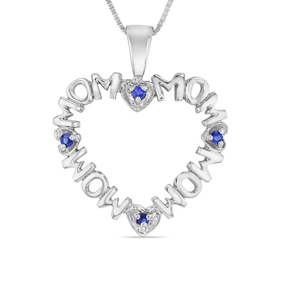 sapphire mothers necklace