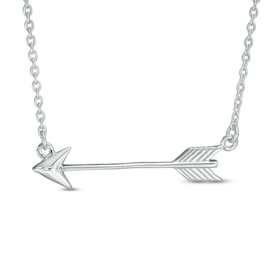 Small arrow necklace Arrow Silver chain necklace women Arrow necklace for woman in Sterling silver