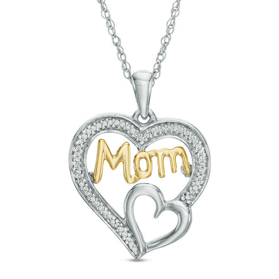 zales mom heart necklace