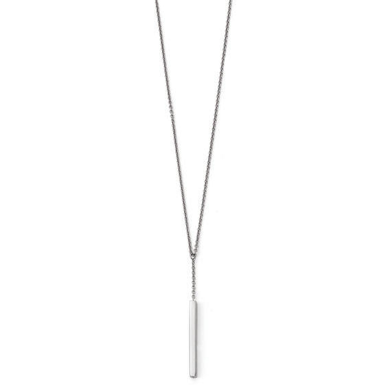 Drop Bar "Y" Necklace in Sterling Silver Online Exclusives