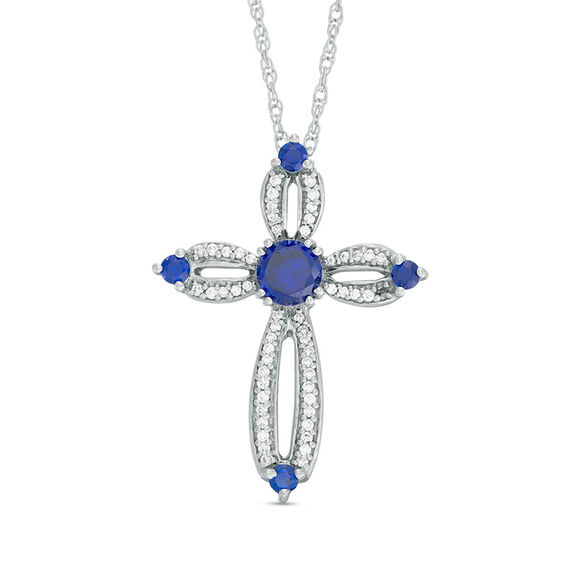 loop cross necklace