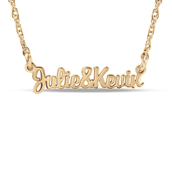 couple s name necklace