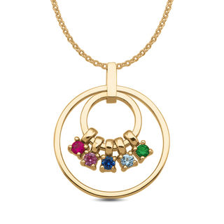 Mother's Birthstone Charms Double 