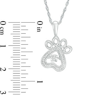 Zales dog paw necklace on sale