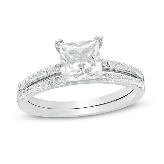 Details about   1.0 ct Round Cut White Sapphire Wedding Bridal Promise Ring 14K white gold 