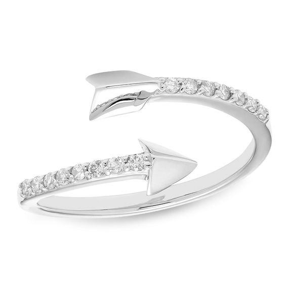 White gold on sale arrow ring