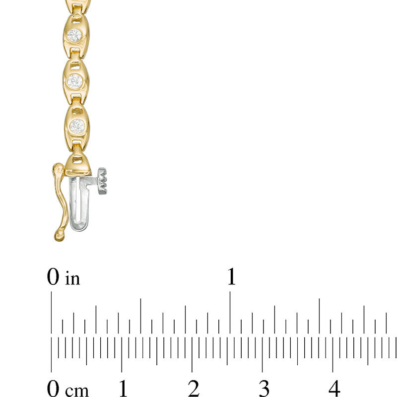 Main Image 3 of 1 CT. T.W. Diamond Bracelet in 14K Gold
