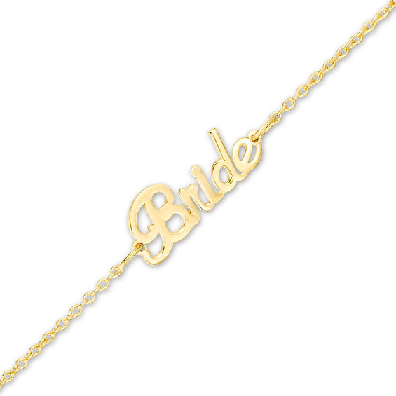 Lowercase Script Name Bracelet in 