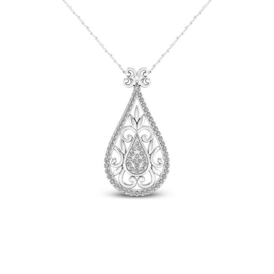 1/5 CT. T.W. Composite Diamond Teardrop 