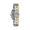 Thumbnail Image 2 of Ladies' Caravelle by Bulova Petite Collection Crystal Accent Two-Tone Watch with Mother-of-Pearl Dial (Model: 45M113)