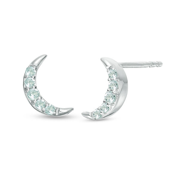 moon earrings sterling silver