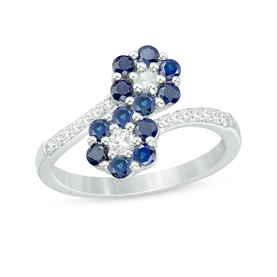 sterling silver sapphire and jade ring statement ring royal ring jade and purple rose cut sapphire double stone ring