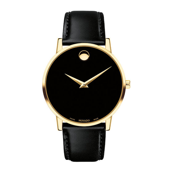movado gold face