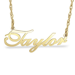 Script Name Necklace 1 Line Zales