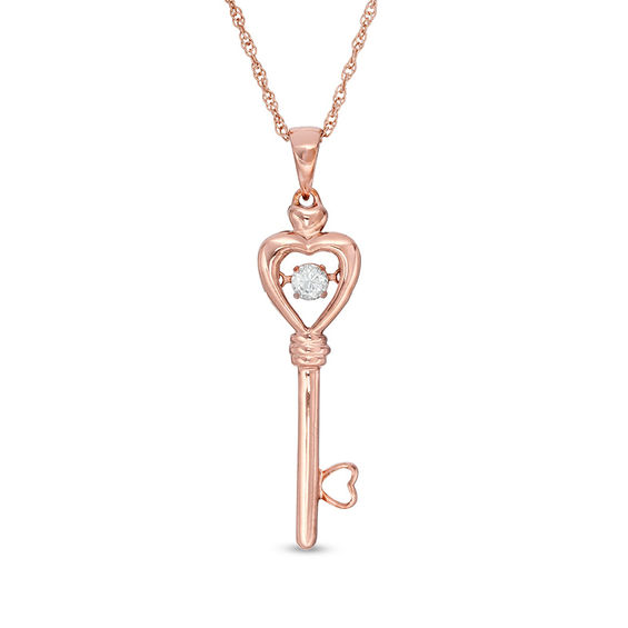 Key Pendant in Sterling Silver 