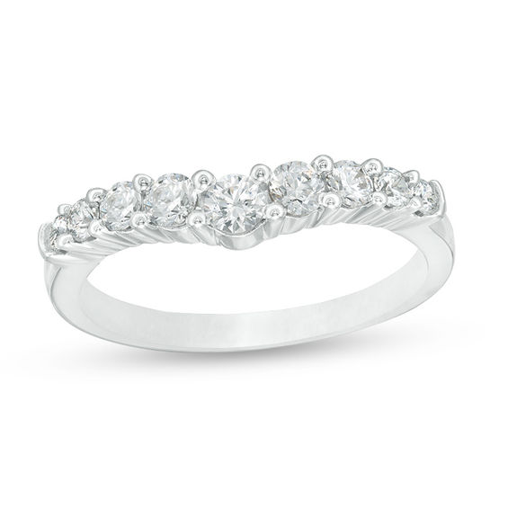 14k Solid White Gold Wedding Band Anniversary Ring 1.75 Ct Diamond 
