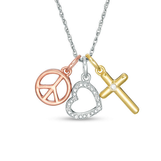 Sterling Silver Peace Sign Symbol Pendant Sterling Silver Peace Sign Symbol Pendant