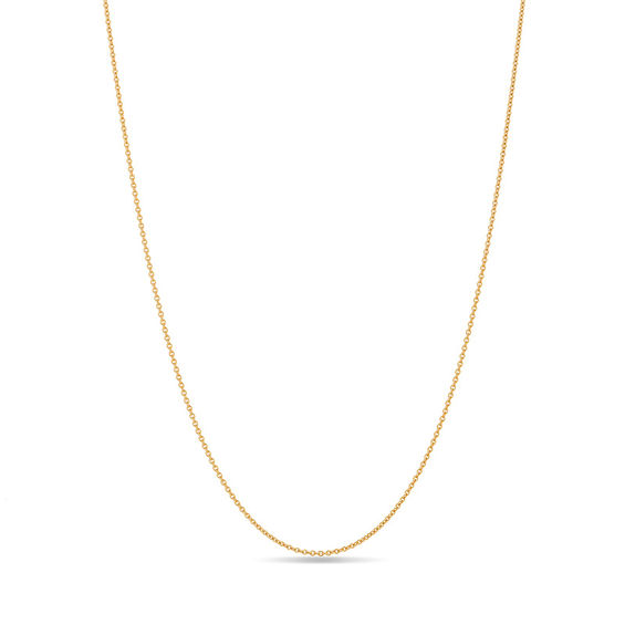 18k gold cable chain