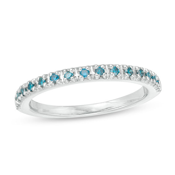Details about   Blue Diamond Anniversary Band 0.25 Ct.