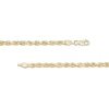 Thumbnail Image 2 of Men's 3.8mm Diamond-Cut Glitter Rope Chain Necklace in Solid 10K Gold - 24"