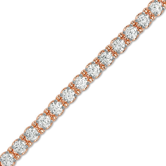 Details about   Diamond Treats Tennis Bracelet Silver Rose Yellow Gold Plated Zirconia Jewellery
