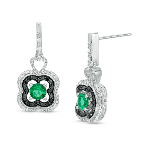 8Ct Cushion Cut Emerald Synt Diamond Dangle Drop Earrings White Gold Fnsh Silver 8Ct Cushion Cut Emerald Synt Diamond Dangle Drop Earrings White Gold Fnsh Silver