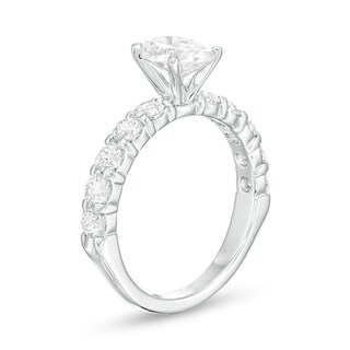 2 CT. T.W. Oval Diamond Engagement Ring in 14K White Gold Zales
