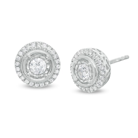 14k Rose Gold Round Diamond Simulated Cubic Zirconia Stud Earrings Bezel 1/2cttw,Excellent Quality 14k Rose Gold Round Diamond Simulated Cubic Zirconia Stud Earrings Bezel 1/2cttw,Excellent Quality