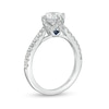 Thumbnail Image 2 of Vera Wang Love Collection 1-1/3 CT. T.W. Certified Diamond Engagement Ring in 14K White Gold (I/SI2)