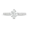 Thumbnail Image 3 of Vera Wang Love Collection 1-1/3 CT. T.W. Certified Diamond Engagement Ring in 14K White Gold (I/SI2)