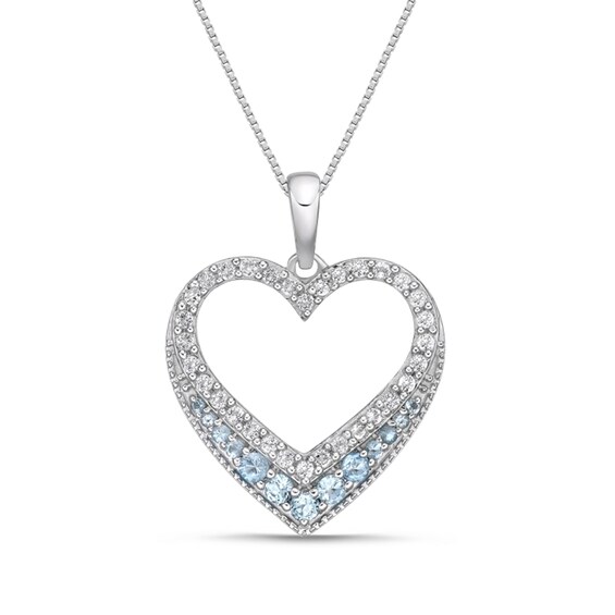 925 Sterling Silver Polished Prong set Open back White Topaz and Green Quartz Circle Pendant 925 Sterling Silver Polished Prong set Open back White Topaz and Green Quartz Circle Pendant