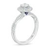 Thumbnail Image 2 of Vera Wang Love Collection 3/4 CT. T.W. Diamond Double Frame Twist Shank Engagement Ring in 14K White Gold