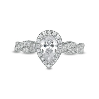 Zales Private Collection 11/3 CT. T.W. Certified PearShaped Diamond