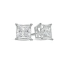 Thumbnail Image 0 of 2 CT. T.W. Certified Princess-Cut Lab-Created Diamond Solitaire Stud Earrings in 14K White Gold (F/SI2)