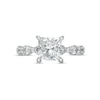 Thumbnail Image 3 of TRUE Lab-Created Diamonds by Vera Wang Love 2-3/4 CT. T.W. Scallop Shank Engagement Ring in 14K White Gold (F/VS2)