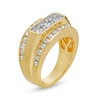 Thumbnail Image 2 of Men's 2 CT. T.W. Certified Lab-Created Diamond Border Three Stone Ring in 14K Gold (F/SI2)