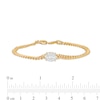 Thumbnail Image 3 of 1/2 CT. T.W. Oval-Shaped Multi-Diamond Bracelet in 10K Gold – 7.25"