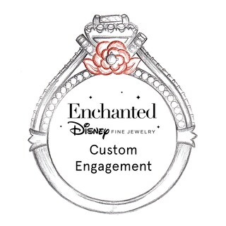 Enchanted Disney Princess Custom Engagement Ring | Zales