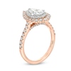 Thumbnail Image 2 of Kleinfeld® x Zales 2 CT. T.W. Certified Pear-Shaped Lab-Created Diamond Engagement Ring in 18K Rose Gold (F/VS2)