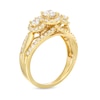 Thumbnail Image 2 of 1 CT. T.W. Diamond Past Present Future® Frame Split Shank Engagement Ring in 14K Gold