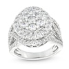 Thumbnail Image 0 of 2 CT. T.W. Certified Multi Lab-Created Diamond Tiered Frame Ring in 14K White Gold (F/SI2)
