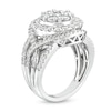 Thumbnail Image 2 of 2 CT. T.W. Certified Multi Lab-Created Diamond Tiered Frame Ring in 14K White Gold (F/SI2)