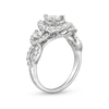 Thumbnail Image 2 of 1-1/2 CT. T.W. Pear-Shaped Diamond Split Shank Past Present Future® Engagement Ring in 14K White Gold (I/I1)